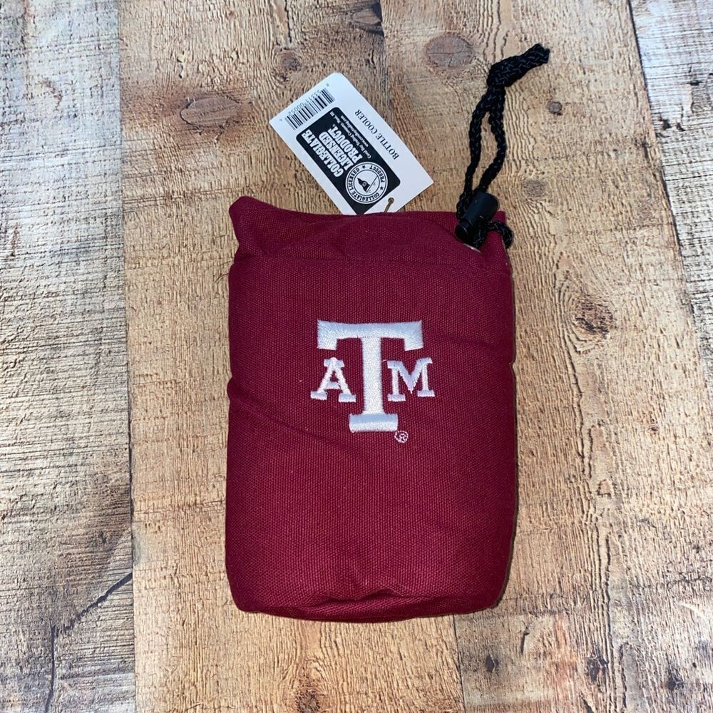 ATM Aggies collegiate tall can cooler Nwt